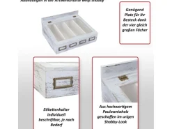 MCW Besteckkiste C25 Naturbraun