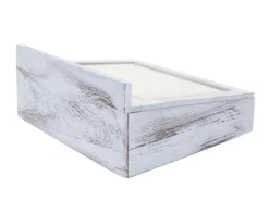 MCW Besteckkiste C25 Weiß Shabby