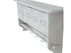 MCW Küchenregal C49 5 Schubladen Shabby Look Grau