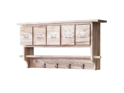 MCW Küchenregal C49 5 Schubladen Natur