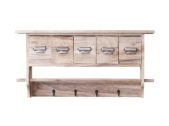 MCW Küchenregal C49 5 Schubladen Natur