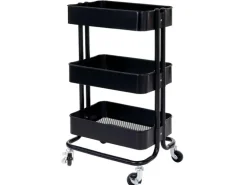 MCW Servierwagen C64 ohne Griff Schwarz ohne Griff