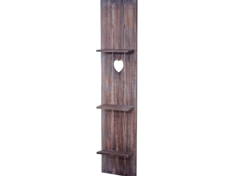 MCW Wandregal C92 150x33x13.5cm Braun Shabby