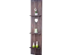 MCW Wandregal C92 150x33x13.5cm Braun Shabby