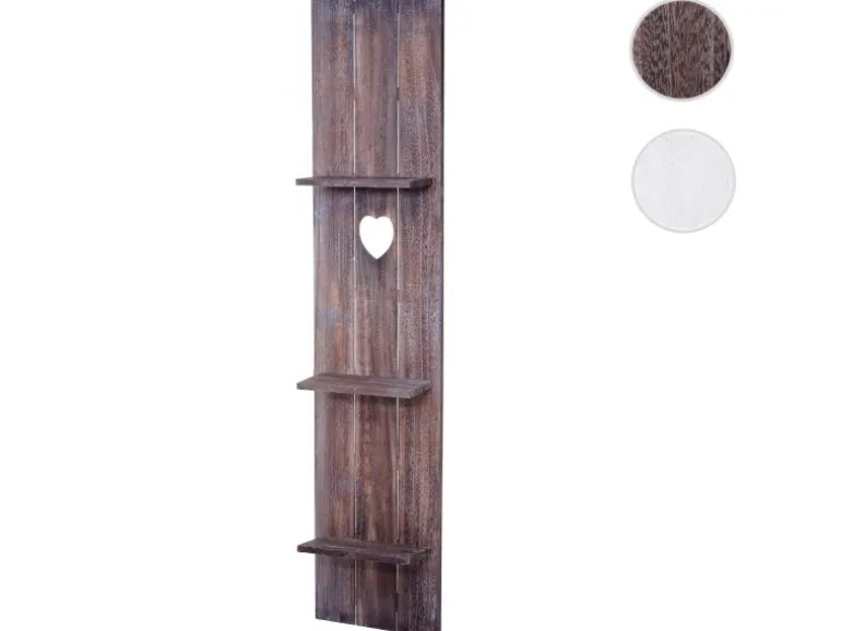 MCW Wandregal C92 150x33x13.5cm Braun Shabby