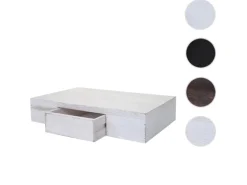 MCW Wandregal Cher 8x40x25cm Weiß Shabby