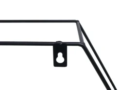 MCW Wandregal K76 43x49x11cm Dunkelbraun