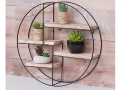 MCW Wandregal K76 45x45x11cm Natur