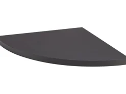 MDF-Eckregal Oldham 1,8 cm x 30 cm x 30 cm Mattschwarz