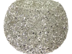 Mega Collections Pflanzgefäß Strass Ø 11 cm x 8,5 cm Silber