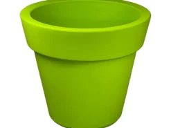 Mein-Pflanztopf  Design Pflanzkübel XXL Gemma Hochwertiger Kunststoff Ø 50 cm 40 Liter Höhe 44 cm Grün