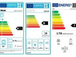 Menke Küchenzeile White Classic 270 cm Graphit-Weiß