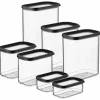 Mepal Modula Vorratsdosen-Set 7-teilig Schwarz