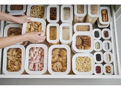 Mepal Modula Vorratsdosen-Set 3-teilig Schwarz