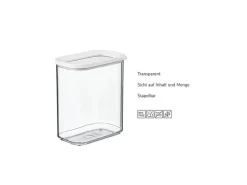 Mepal Modula Vorratsdosen-Set 3-teilig Schwarz