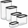 Mepal Modula Vorratsdosen-Set 5-teilig Schwarz