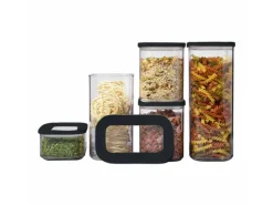 Mepal Modula Vorratsdosen-Set 5-teilig Schwarz