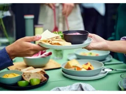 Mepal Silueta Frühstücksteller 23 cm 4er Set Nordic Sage