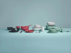 Mepal Silueta Frühstücksteller 23 cm 4er Set Nordic Sage