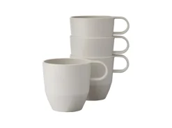 Mepal Silueta Henkelbecher 300 ml 4er Set Nordic White
