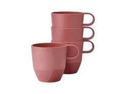 Mepal Silueta Henkelbecher 300 ml 4er Set Vivid Mauve