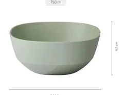 Mepal Silueta Schalen 750 ml 4er Set Nordic Sage