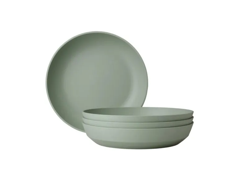 Mepal Silueta Suppenteller 21 cm 4er Set Nordic Sage