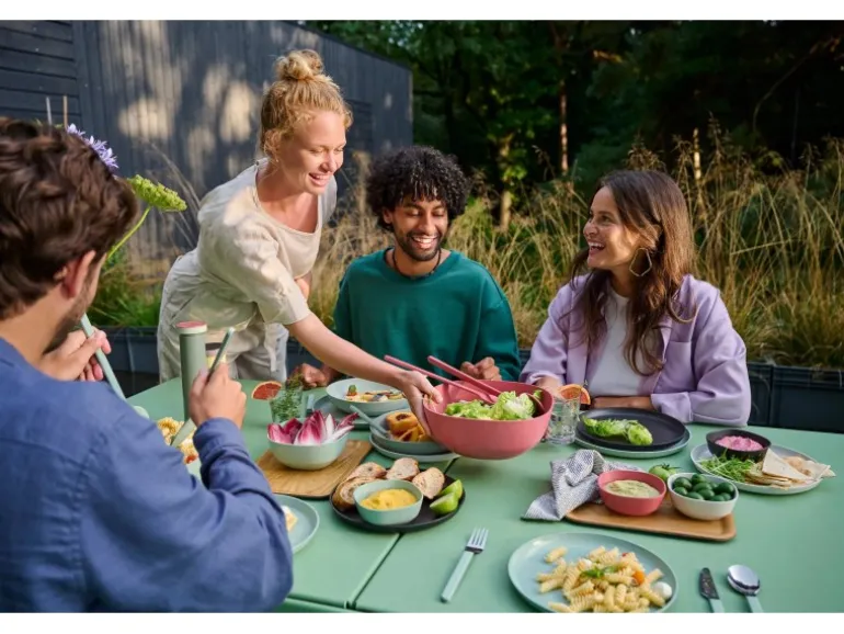 Mepal Silueta Suppenteller 21 cm 4er Set Nordic Sage