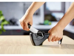 Messerschärfer und Polierer Schwarz