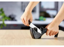 Messerschärfer und Polierer Schwarz