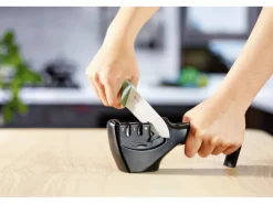 Messerschärfer und Polierer Schwarz