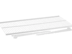 Metall-Drahtgitterboden 60 cm x 33 cm x 7,2 cm Weiß