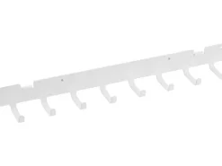 Metall-Hakenschiene 35 cm x 3,5 cm Matt-Weiß