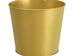 Metalltopf Ø 19 cm x 16,5 cm Gold