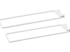 Metall-Trennschiene 10 cm x 26,5 cm Matt-Weiß 2er-Set