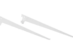 Metall-Winkelträger 1-reihig 40 cm Weiß