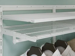 Metall-Winkelträger 1-reihig 40 cm Weiß