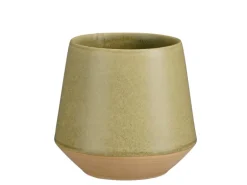 Mica Decorations Becher Nika Steingut Ø 7,5 cm x 9,5 cm Grün