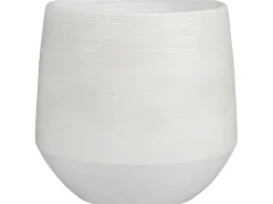 Mica Decorations Übertopf Evora Ø 30 cm x 28 cm Offwhite