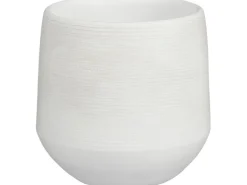 Mica Decorations Übertopf Evora Ø 19 cm x 18 cm Offwhite