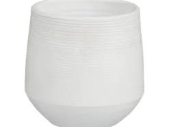 Mica Decorations Übertopf Evora Ø 16 cm x 15 cm Offwhite