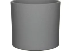 Mica Decorations Übertopf  Era Ø 23 cm x 21,5 cm Grau matt