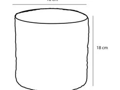 Mica Decorations Korb Atlantic Ø 18 cm Hellbraun