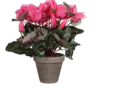 Mica Decorations Kunstpflanze Zyklamen im Topf Ø 30 cm x 30 cm Violett