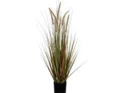 Mica Decorations Kunstpflanze Federgras Dogtail Ø 45 cm x 120 cm Grün