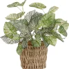 Mica Decorations Kunstpflanze Begonie im Korb Ø 12 cm x 33 cm