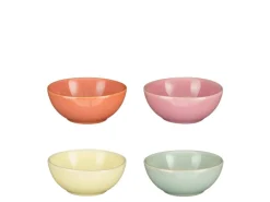 Mica Decorations Rico Schale Mehrfarbig 4 Stk. H 3,5 cm x Ø 9 cm