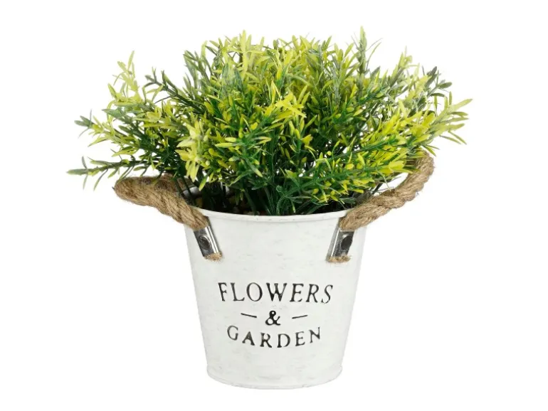 Mica Kunstpflanze Rosmarin in Topf 20 cm x Ø 15 cm Grün