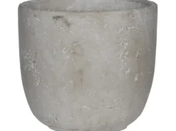 Mica Pflanzgefäß Jimmy Ø 15,5 cm Hellgrau