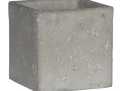 Mica Pflanzgefäß Jimmy 10 cm x 10 cm Hellgrau